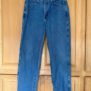 Rustler Men's Straight-Leg Jeans in Mid Blue